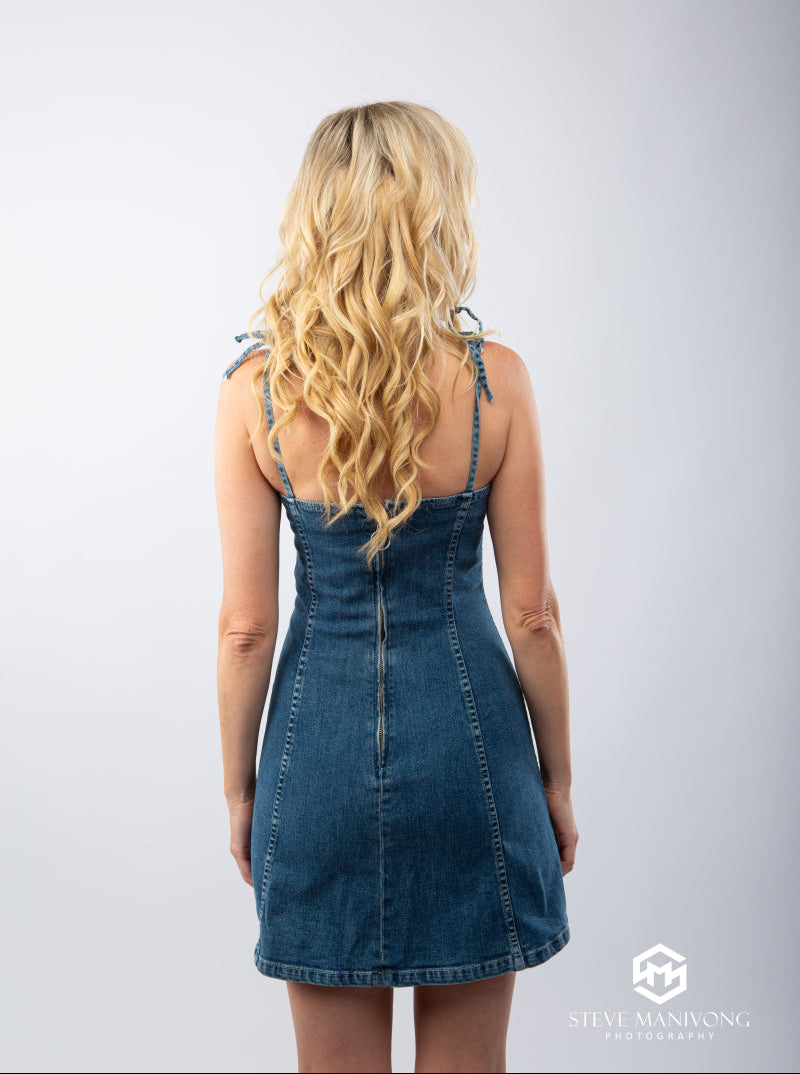 ALL EYES ON ME - INDIGO MIX - DRESS